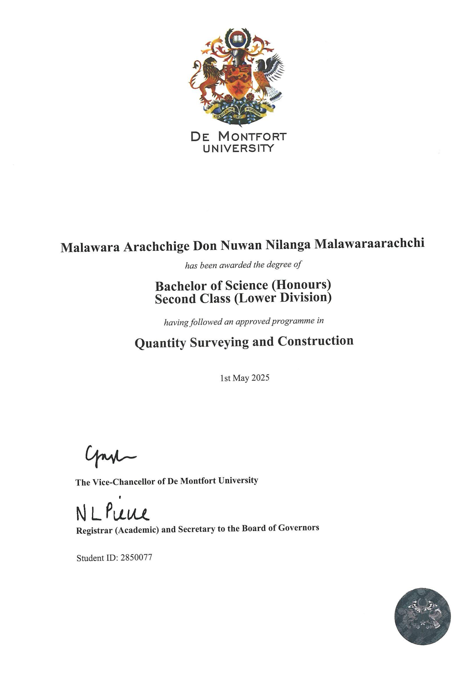 Certificate 3